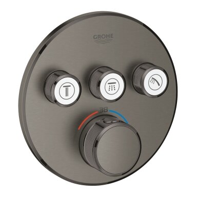 Virštinkinė maišytuvo SmartControl dalis, 3 valdikliai, grafito spalva Virštinkinė maišytuvo SmartControl dalis, 3 valdikliai, grafito spalva
