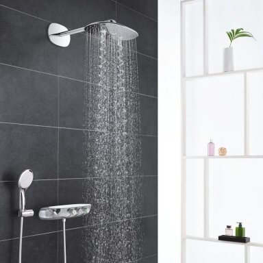 Virštinkinė termostatinė dušo sistemos dalis dušo sistema Rainshower System SmartControl 360 DUO, chromas Virštinkinė termostatinė dušo sistemos dalis dušo sistema Rainshower System SmartControl 360 DUO, chromas