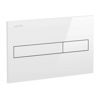 WC klavišas LIS Dual Flush, baltas WC klavišas LIS Dual Flush, baltas