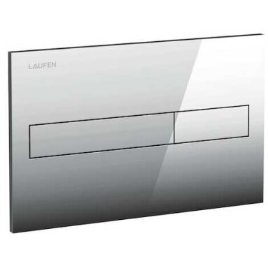 WC klavišas LIS Dual Flush, chromas WC klavišas LIS Dual Flush, chromas