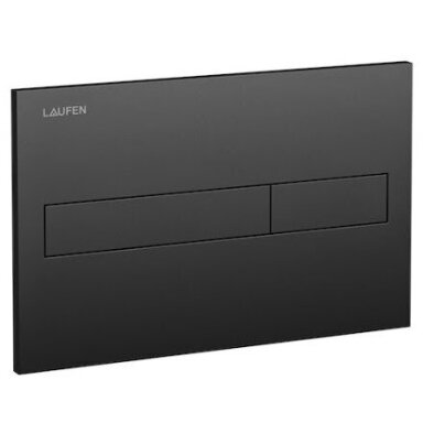 WC klavišas LIS Dual Flush, juodas matinis WC klavišas LIS Dual Flush, juodas matinis