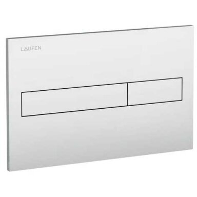 WC klavišas LIS Dual Flush, mat. chromas WC klavišas LIS Dual Flush, mat. chromas
